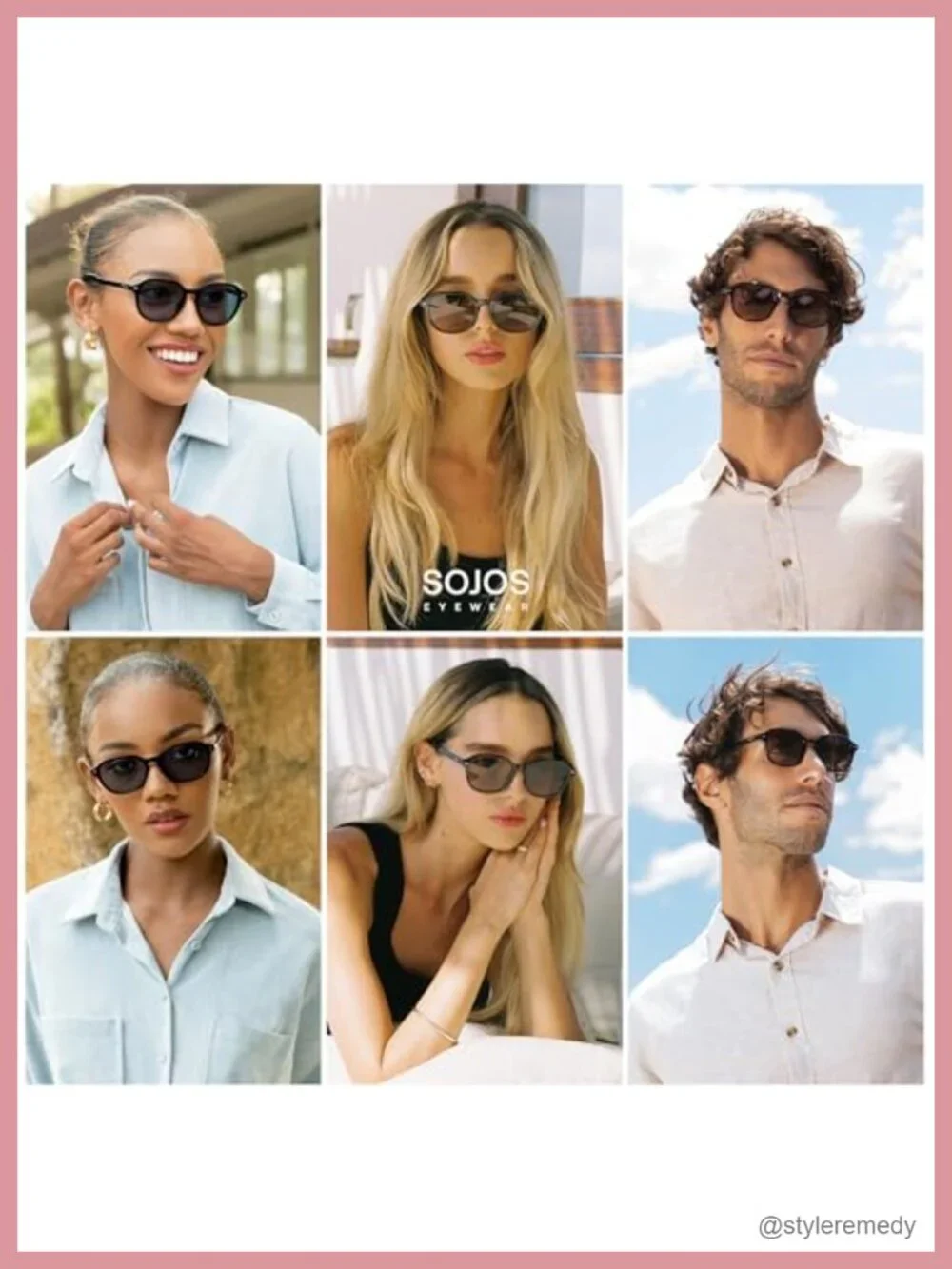 Trendy Square Polarized Sunglasses UV Protection Retro Vintage Sun Glasses